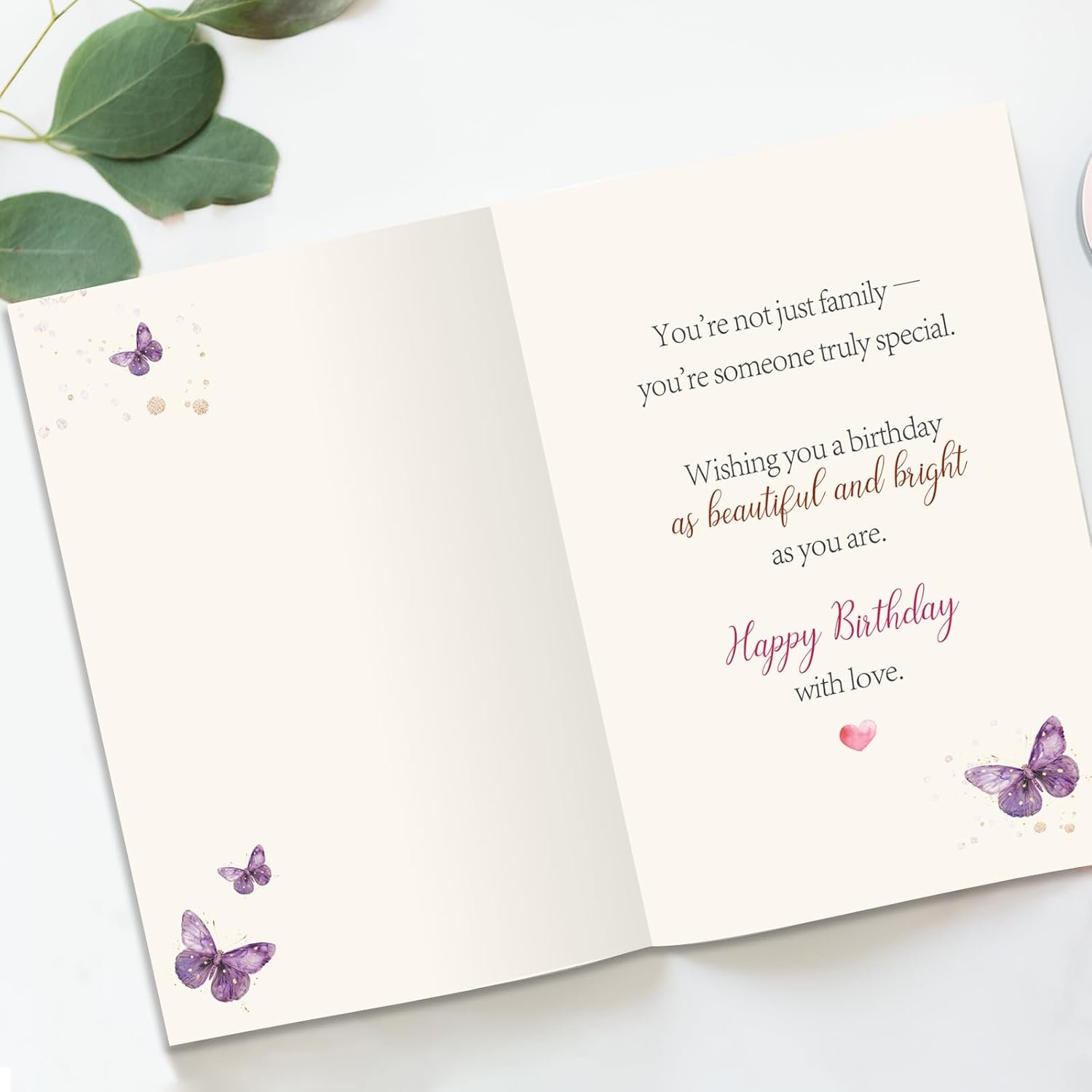 Funny Birthday Card for Daughter-in-Law, Wonderful Yet Heartfelt Greetings from Mother-in-Law-8x5.3 Inches, Double-Sided - Image 3