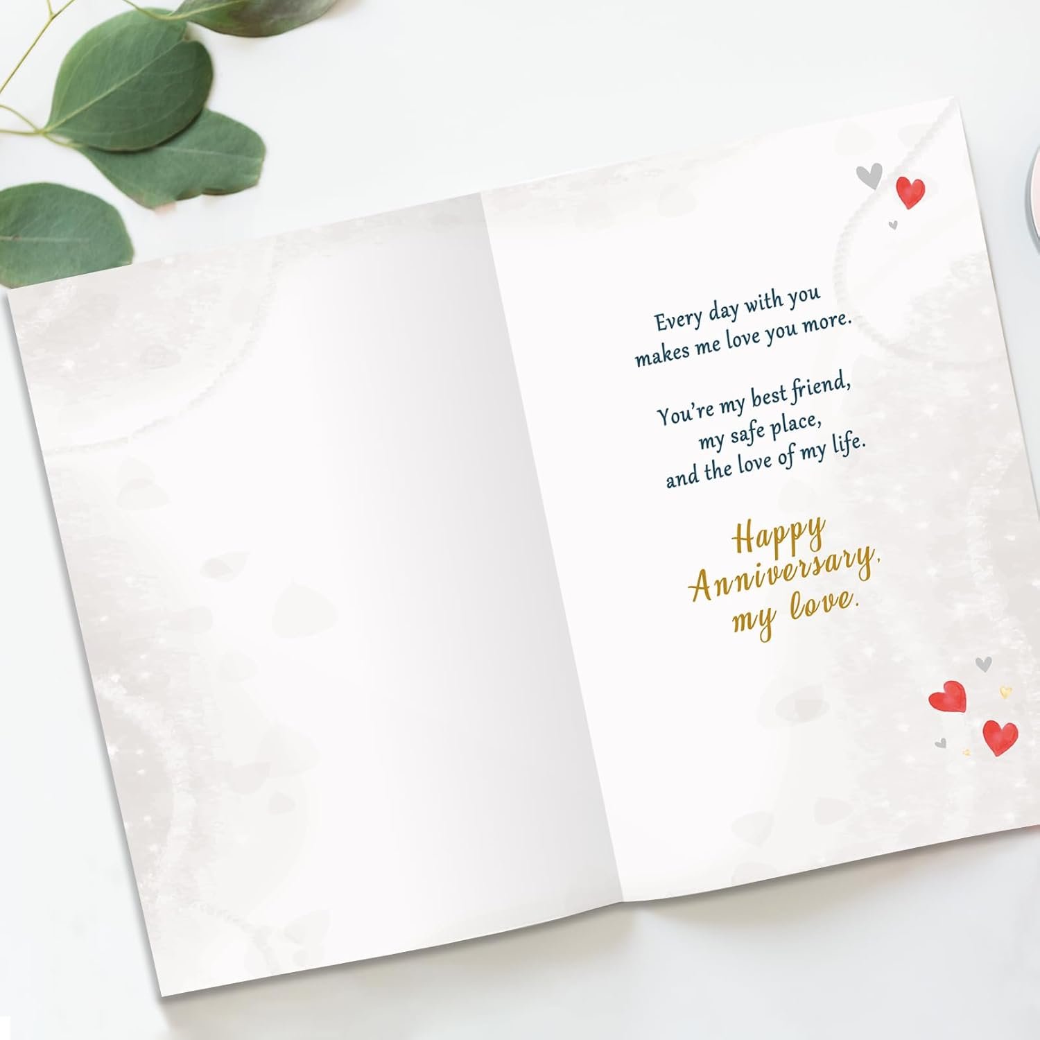 Romantic Anniversary Card for Husband, Funny Anniversary Card Gifts from Wife, Sweet Wedding Day Gifts for Husband - Image 2