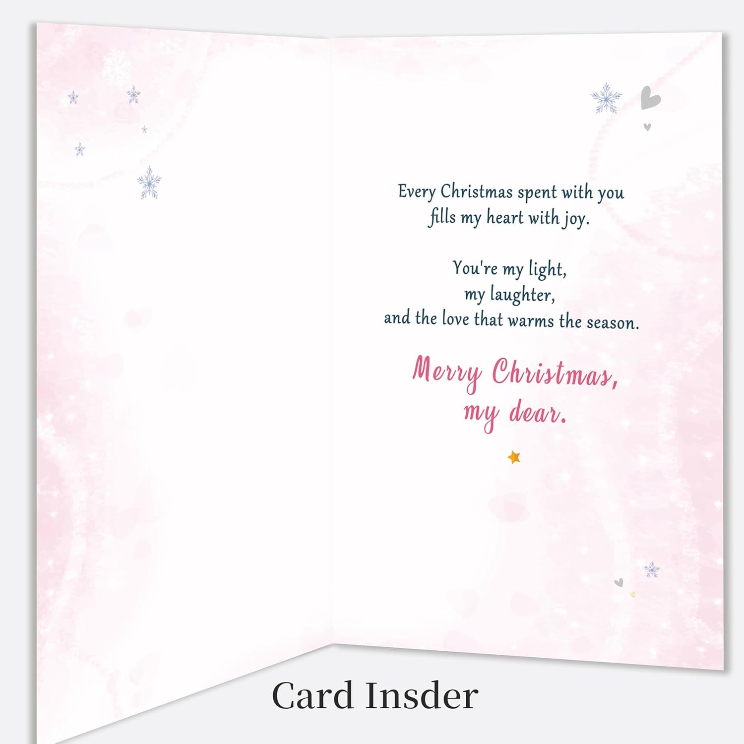 Funny Christmas Card for Daughter, Daughter Christmas Cards, Cute Xmas Gift for Girl from Dad Mom - Image 3